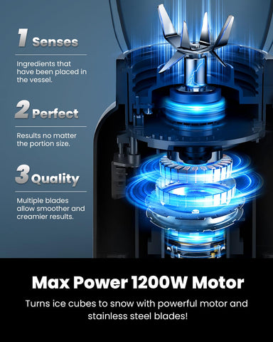 GDOR 52oz glass jar for large-batch blends