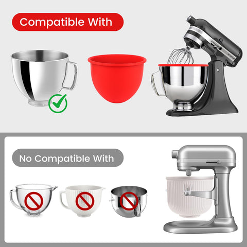 Gdrtwwh lid for silicone bowl liner to keep dough dust-free