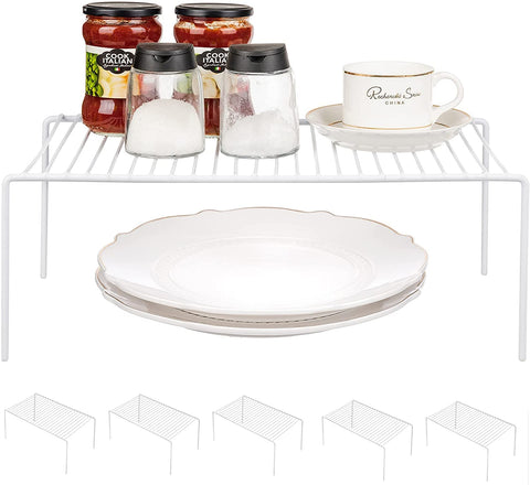 Gedlire cabinet shelf set 6 in a cabinet demonstrates extra storage for dishes