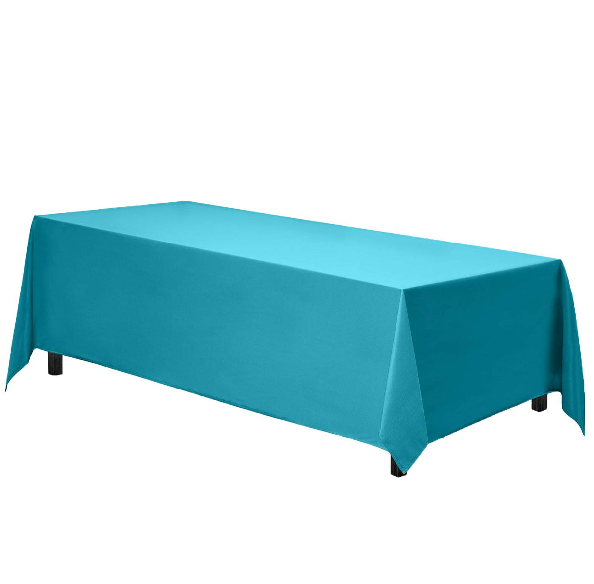 Gee Di Moda Caribbean rectangle tablecloth drapes beautifully for elegant meals.