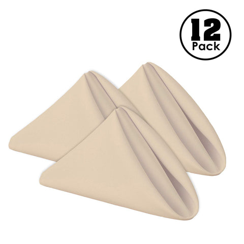 Gee Di Moda hemmed-edge napkins ensure neat corners for festive events.