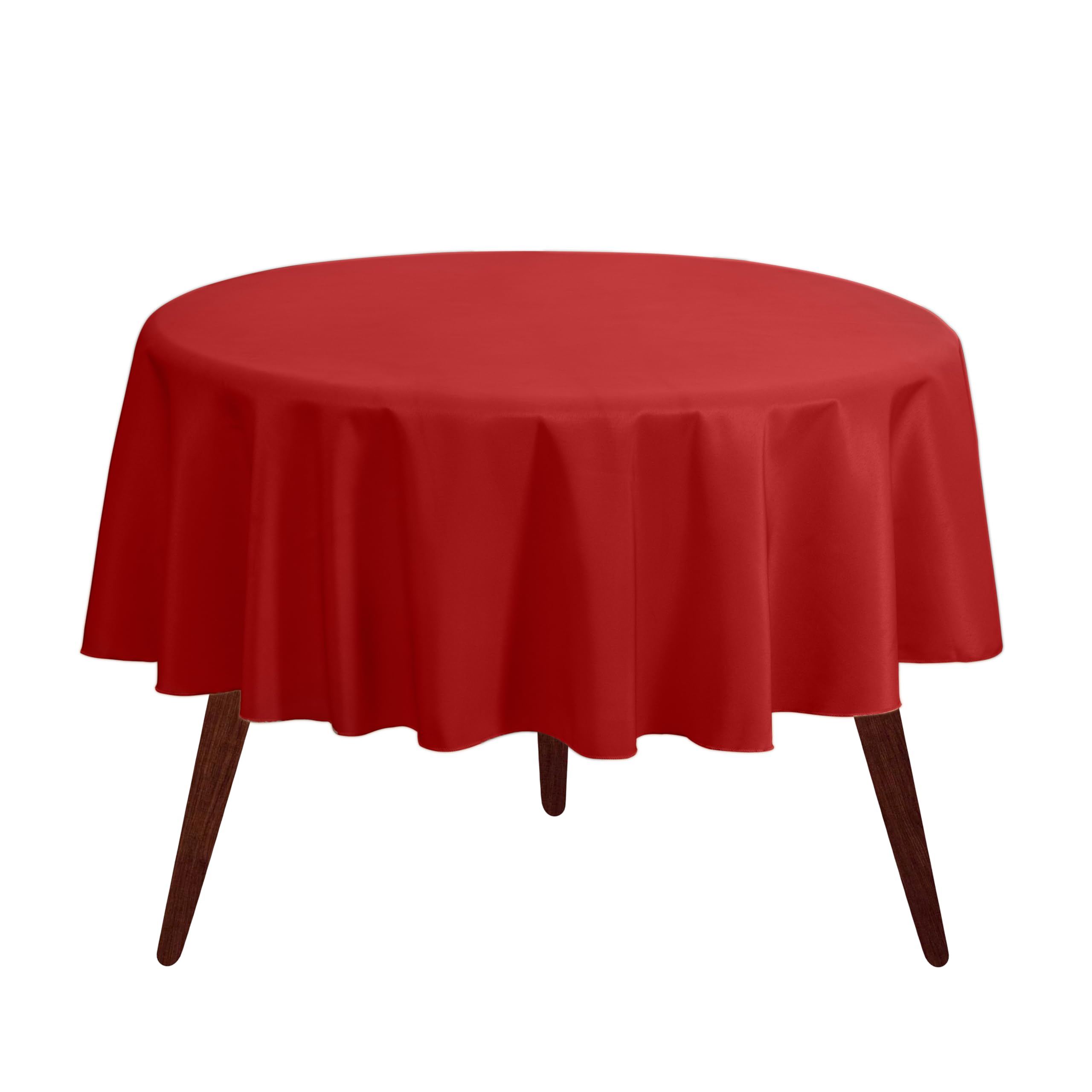 Gee Di Moda round tablecloth 90-inch red round tablecloth for elegant buffets.