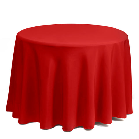 Gee Di Moda round tablecloth with seamless design for a clean wedding or dinner.