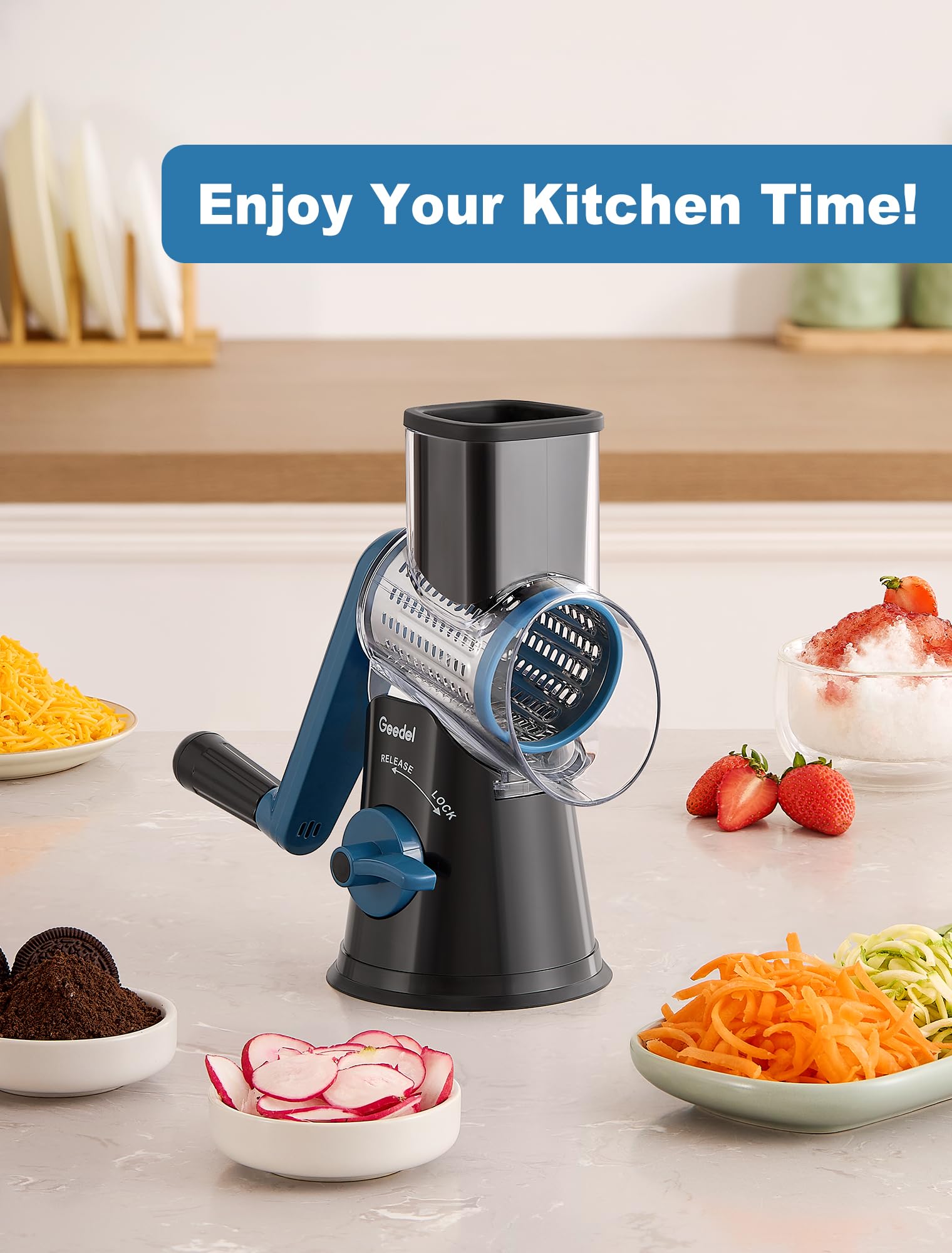 Geedel detachable parts enable easy cleaning