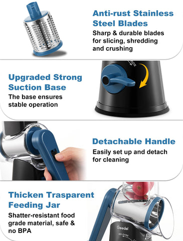 Geedel extra fine shredding blade for delicate grating