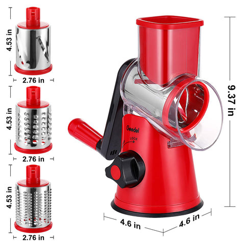 Geedel detachable parts allow easy cleaning after use.
