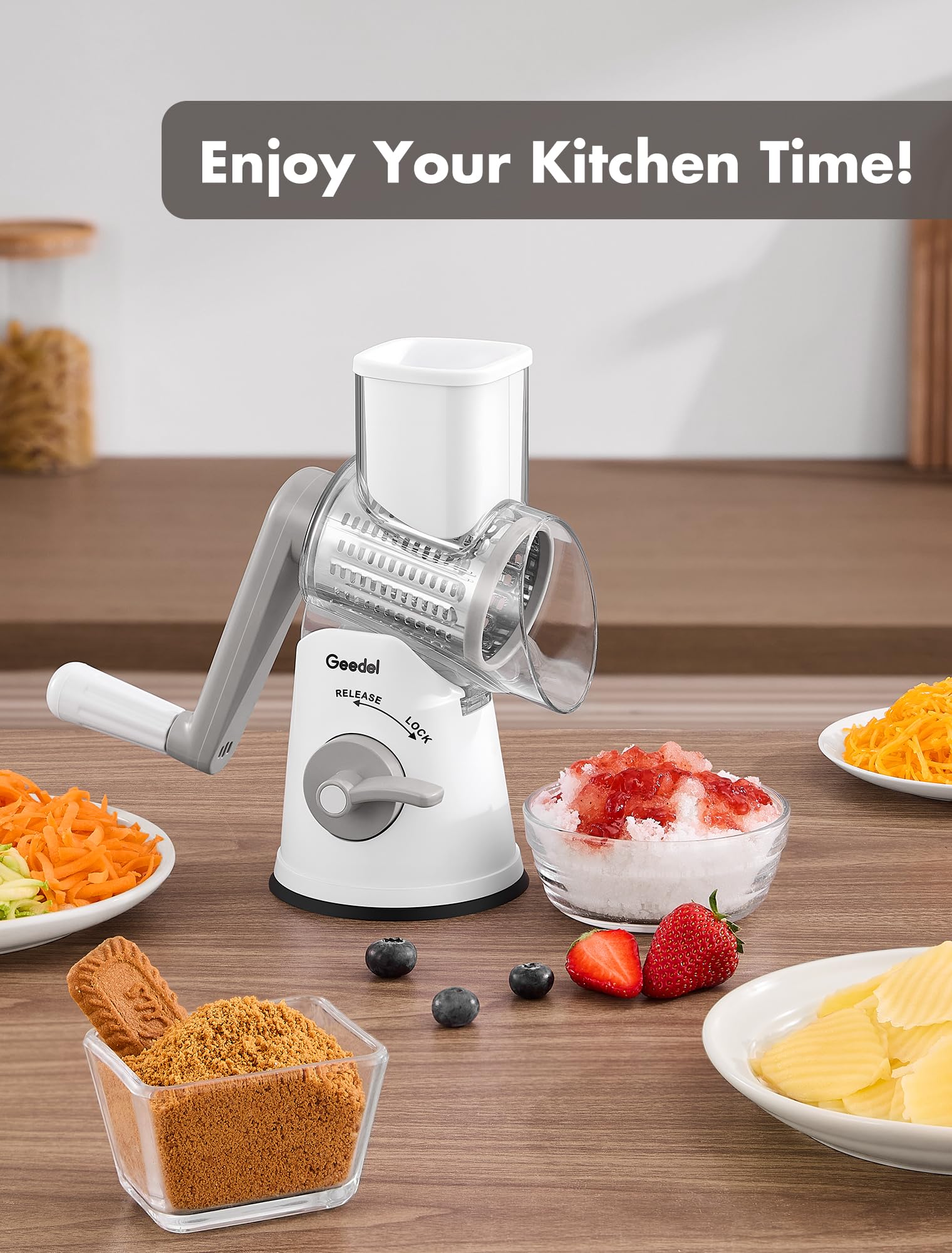 Geedel dishwasher-safe components simplify cleanup