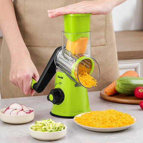 Geedel dishwasher-safe top rack for easy cleanup.
