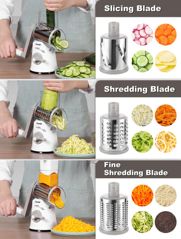 Geedel wavy slicing blade for decorative and even slices