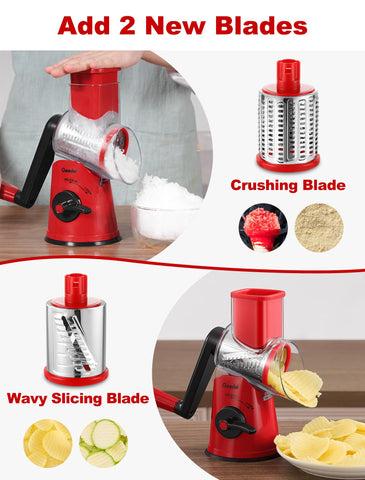 Geedel suction base keeps grater steady during use