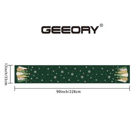 GEEORY indoor outdoor runner for versatile holiday use