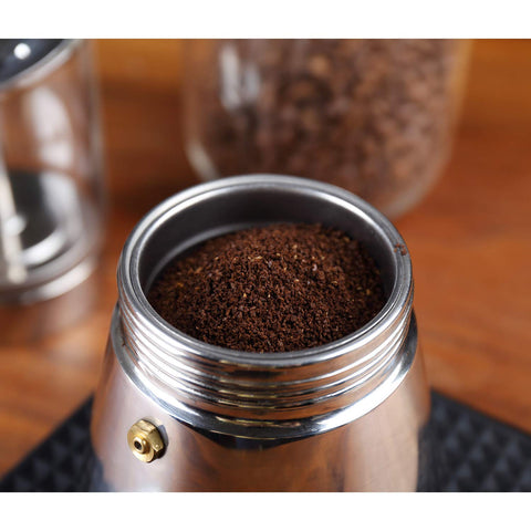 Geesta Moka pot 6-cups size suitable for small gatherings