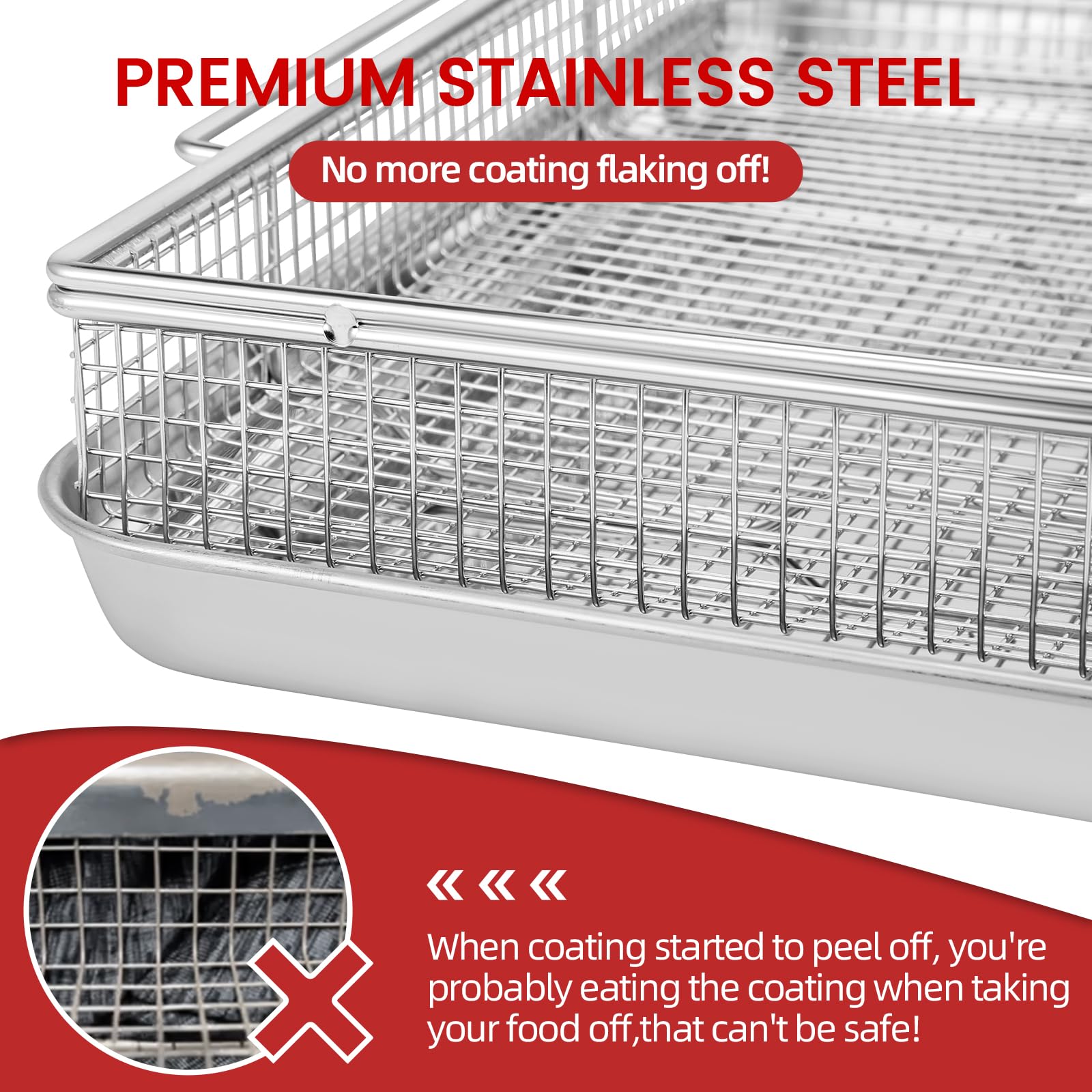 Geesta stainless steel baking pan offers durable daily use.