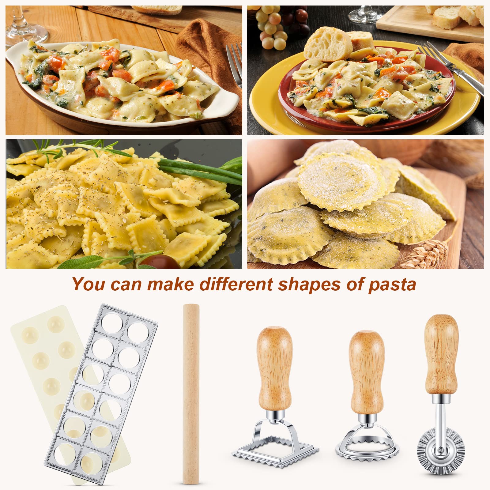 Geetery ravioli maker press speeds up filling and sealing.