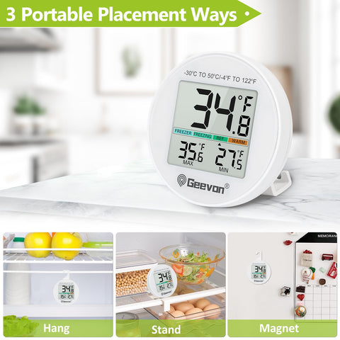 Geevon ideal for fridge and freezer monitoring in homes and shops