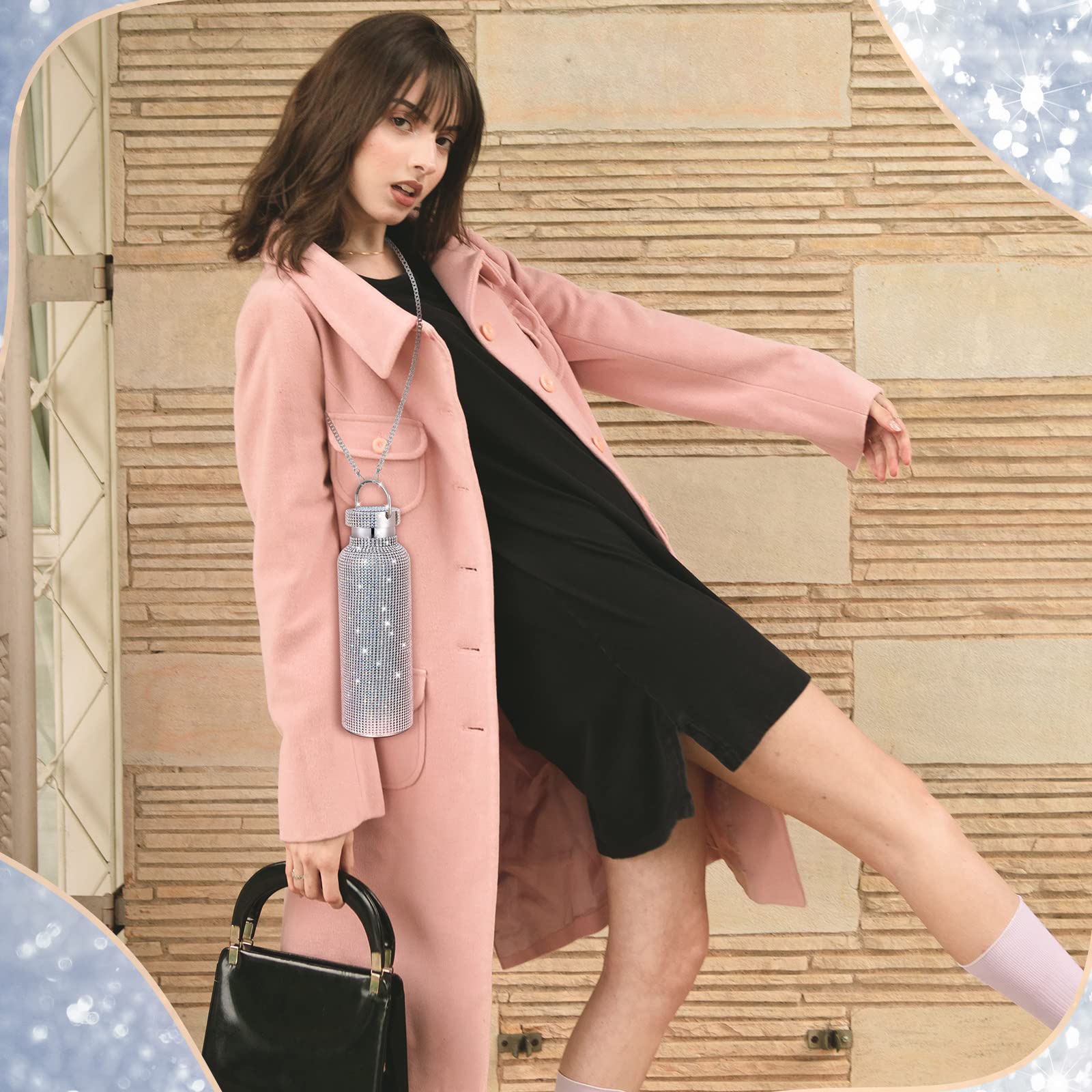 Geiserailie Diamond bottle bottom groove provides stable placement