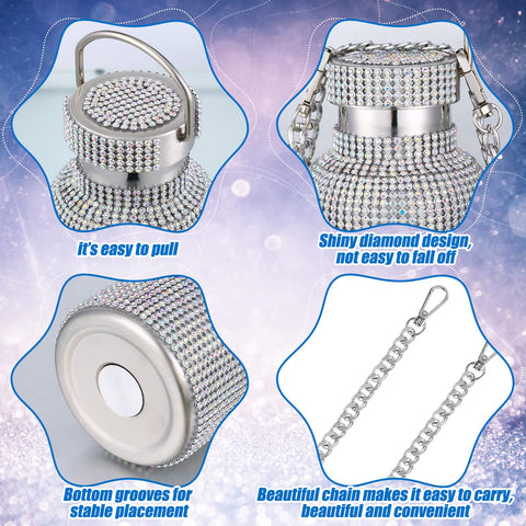 Geiserailie Diamond water bottle insulated stainless steel keeps drinks at temperature