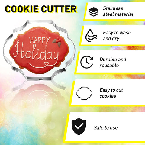 Geiserailie cookie cutters resist rust and endure many baking sessions.