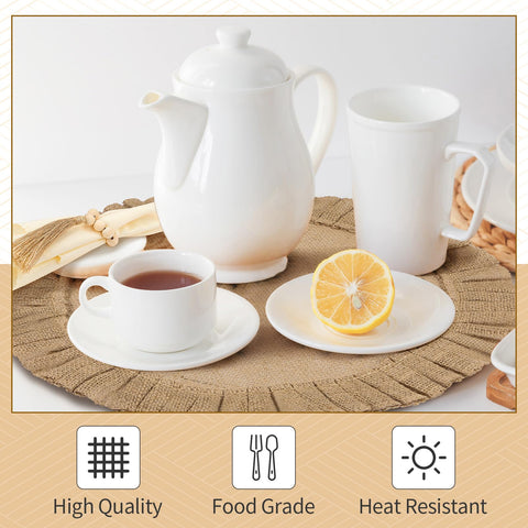 Gejoy cloth dinner napkins in silky fabric elevate casual to formal dining.
