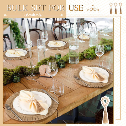 Gejoy wedding banquet table setup demonstrates cohesive earthy decor.
