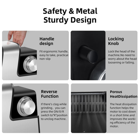 GELANGS durable stainless steel body resists wear over time.