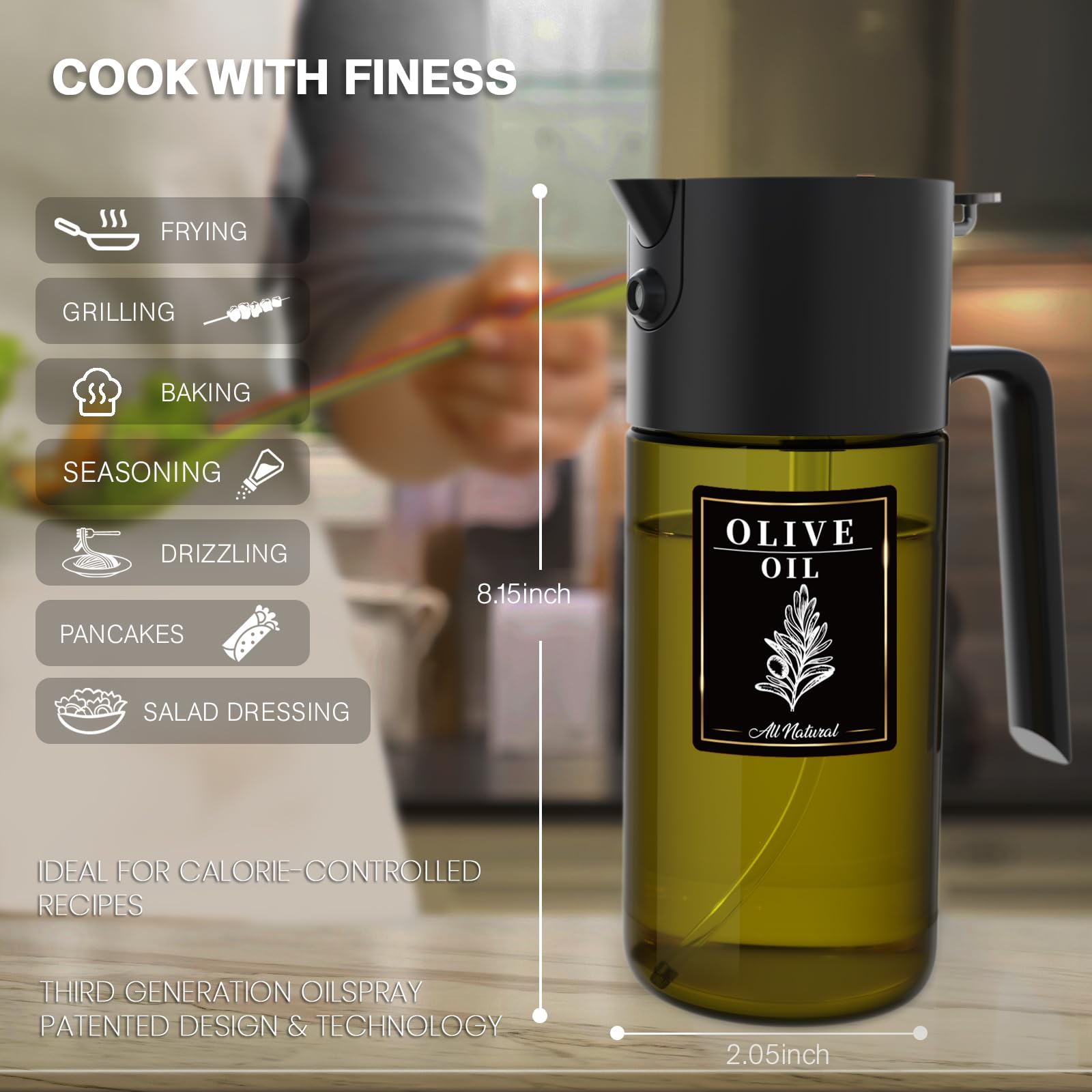 Gelibo works with all oils and common liquids for versatility