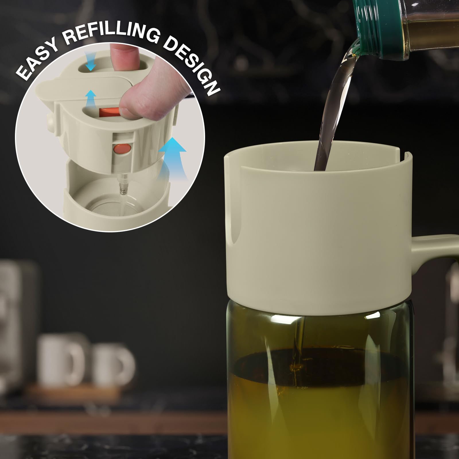 Gelibo leak-proof durable dispenser for mess-free kitchen use.