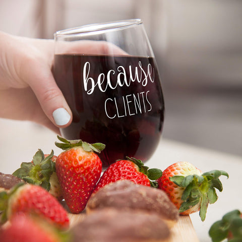 Gelid stemless glass dishwasher-safe for easy cleanup