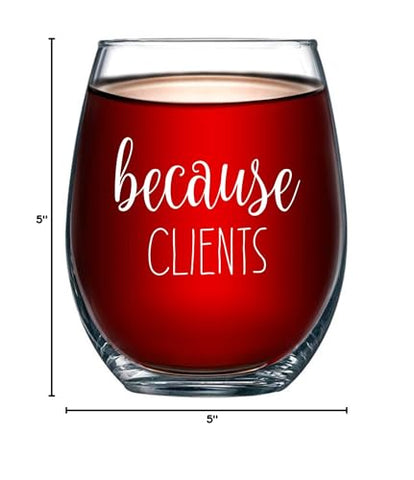Gelid Because Clients glass enhances party mood