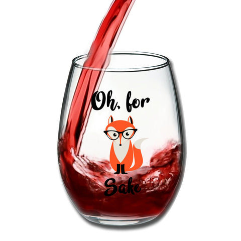 Gelid Fox Sake glass with funny design makes a great birthday or coworker gift.