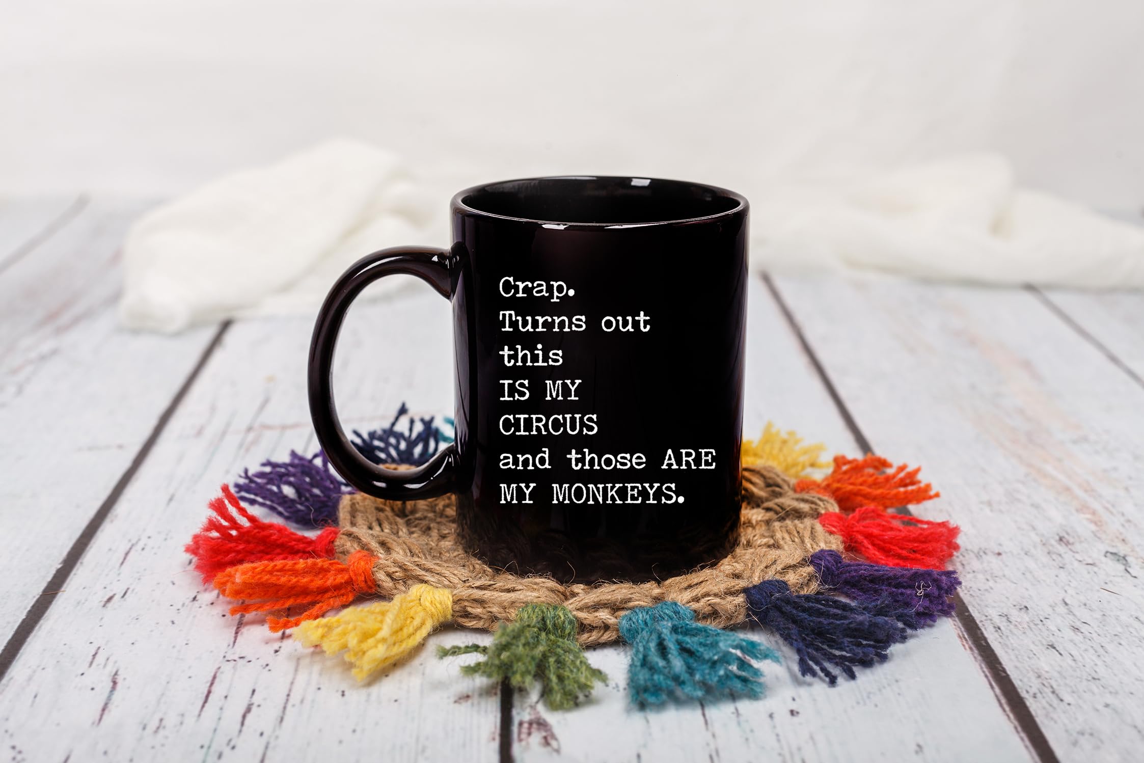 Gelid mug on a cluttered desk energizes daily routines.