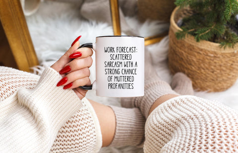 Gelid Work Forecast mug is dishwasher and microwave safe for busy days.