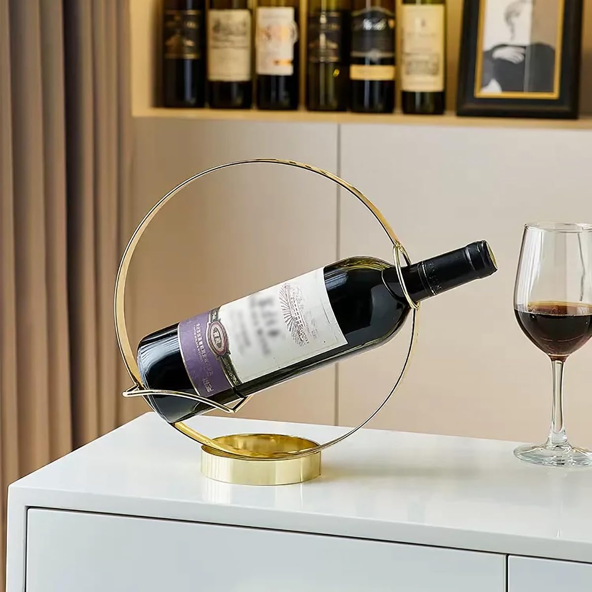 GeLive Gold gift-ready wine holder ideal for gifting