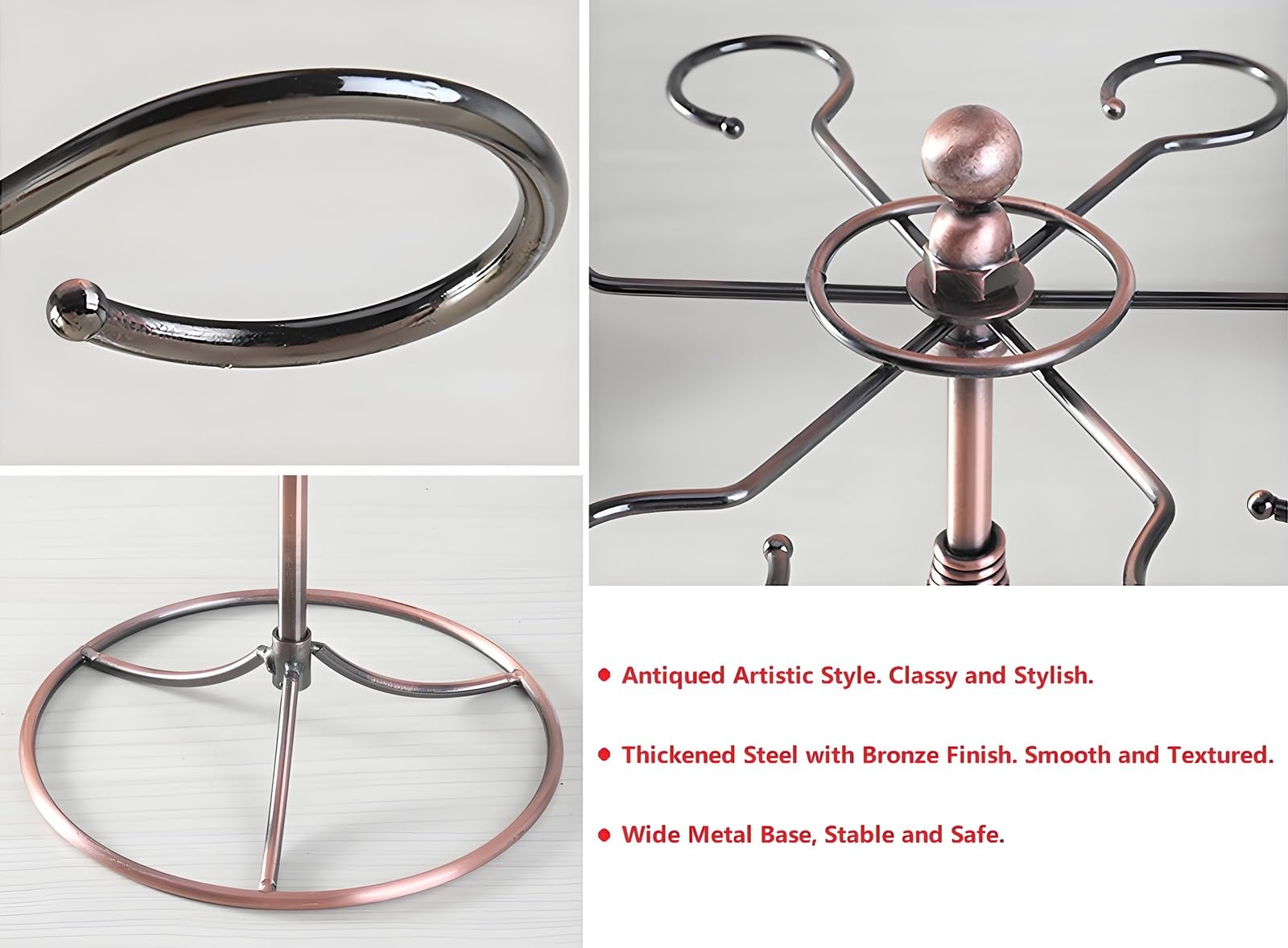 GeLive tabletop bar display stand enhances kitchen decor with practical storage.