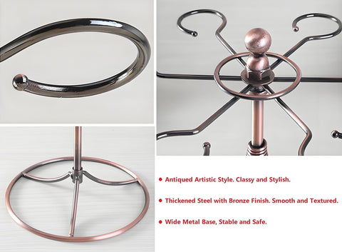 GeLive tabletop bar display stand enhances kitchen decor with practical storage.