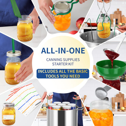 Gemfino Canning Kit jar lifter offers easy, safe lifting of jars