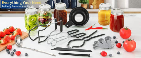 Gemfino Canning Kit magnetic lid lifter keeping lids clean