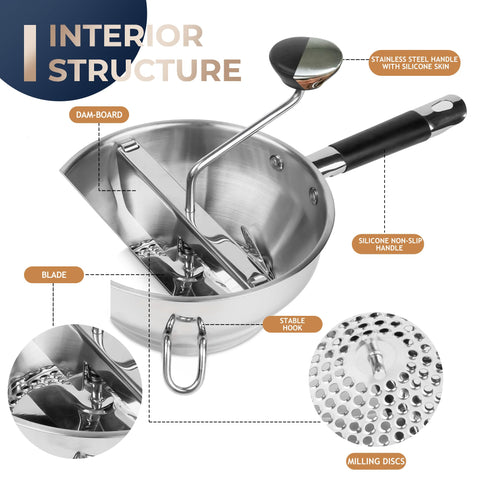 Gemfino silicone non-slip handle provides a comfortable grip during grinding.