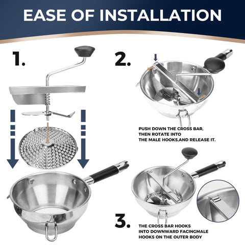 Gemfino three discs enable versatile textures with different pore sizes.