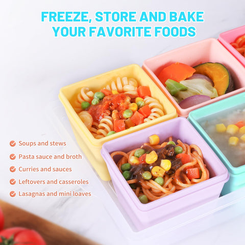 Gemice compact design helps organize freezer and streamline meal prep.