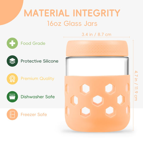 Gemice mason jars are dishwasher safe for quick cleanup after meals.