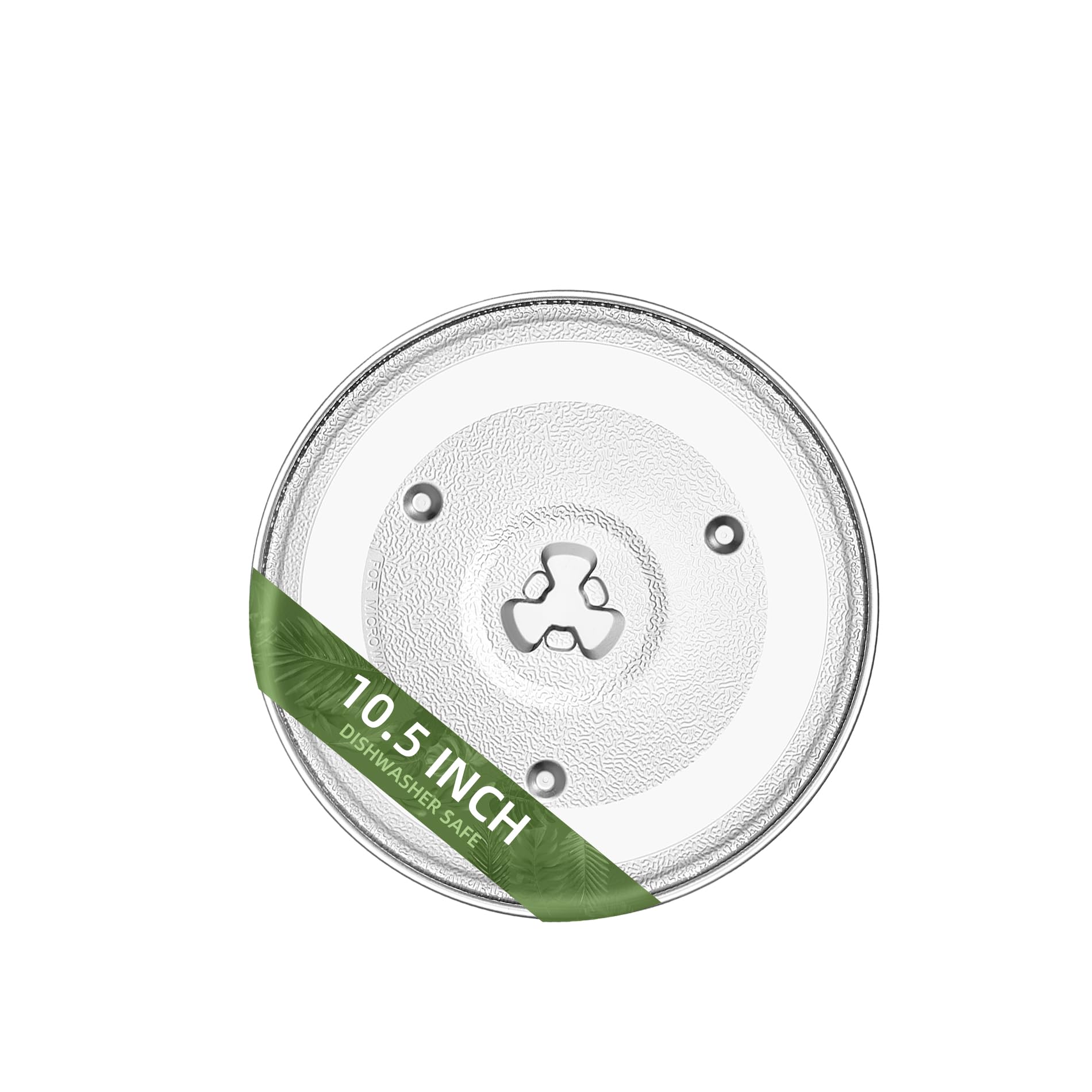 Gemroom 10.5-inch microwave turntable compatible with Emerson models for reliable heat distribution.
