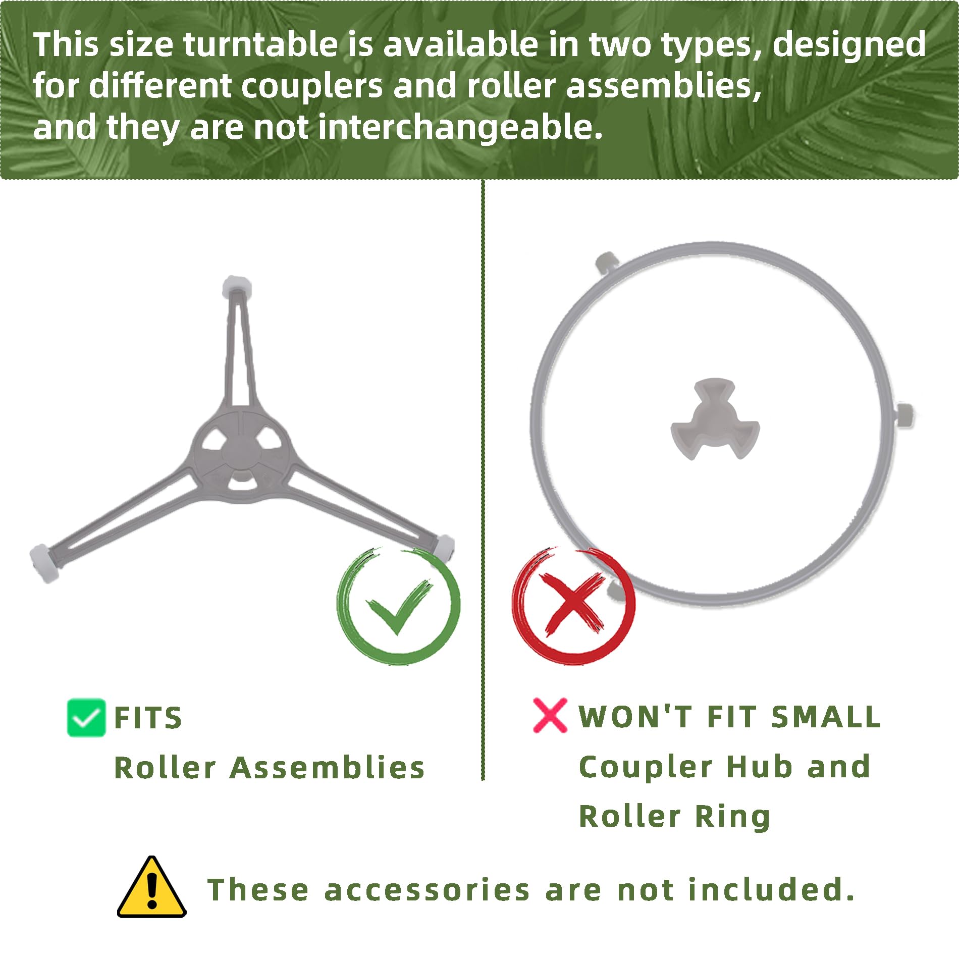 Gemroom replacement turntable for microwave simplifies installation