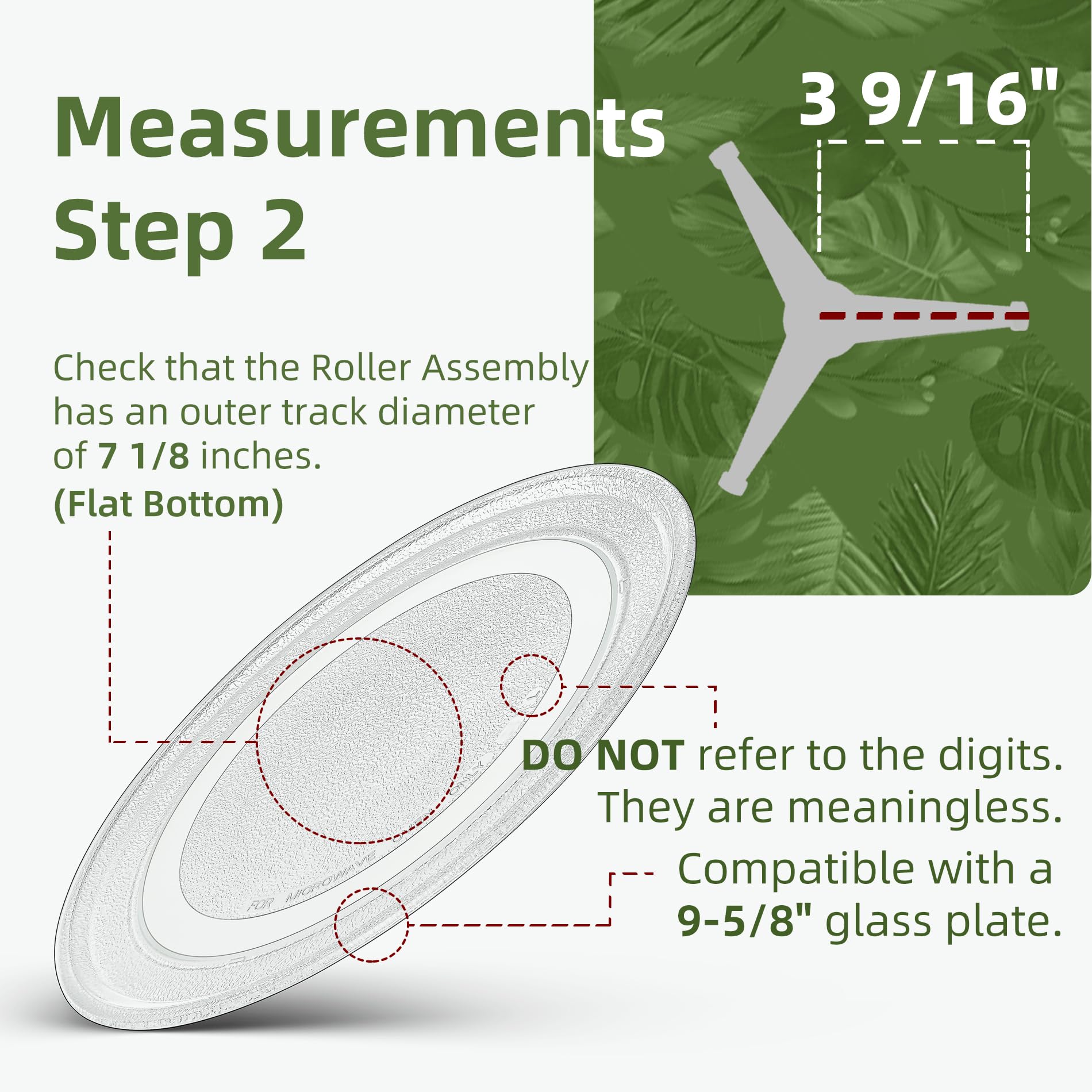 Gemroom roller assembly rotation diameter 6 to 7 1/8 inches for stable spin
