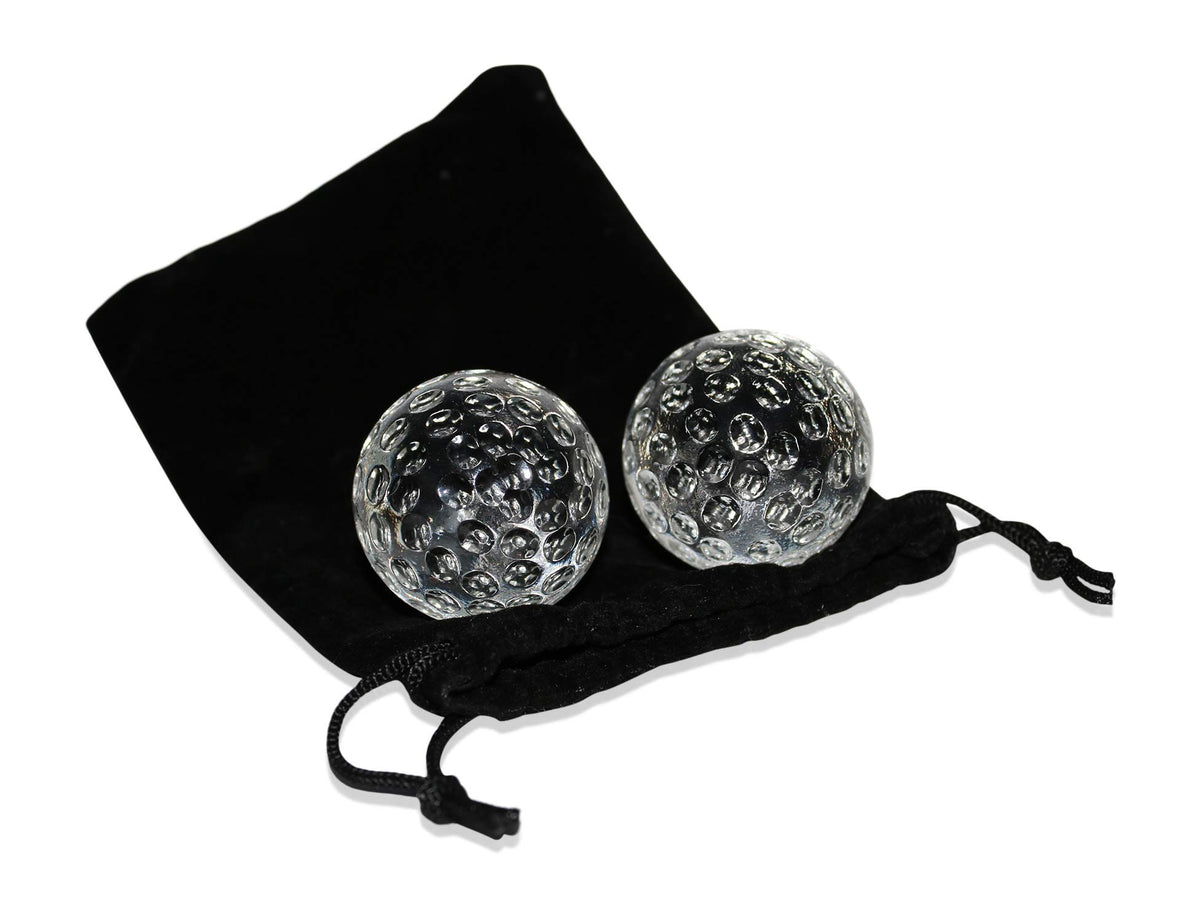 Gemsho Glass golf ball whiskey chillers cooling drinks without dilution