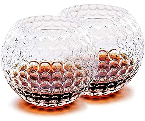 Gemsho Glass golf glasses set of 2 ships in durable packaging for gifting.