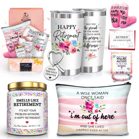 GEMWAVE retirement gifts box open shows hidden items for a playful reveal.