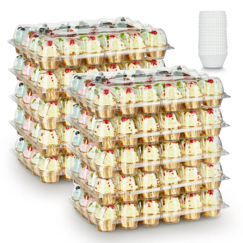 Gencywe 24-cupcake-carrier-assembly shows sturdy, stackable design for safe transport