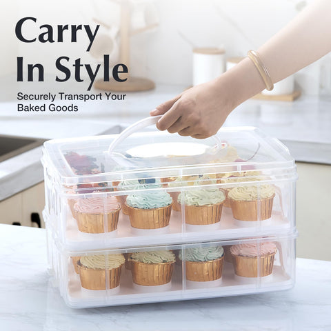 Gencywe insert keeps cupcakes stable during transport, preventing sliding