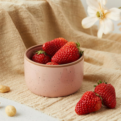 Gencywe ramekins in table setting highlight compact, stackable dining ware.